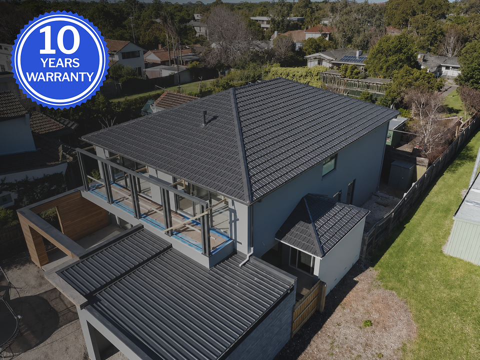Roof Restoration 10 year warranty